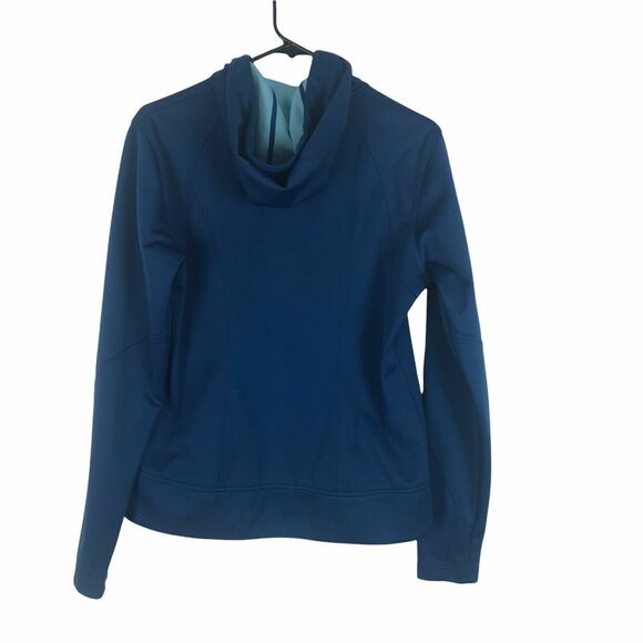 Nike ACG Jacket Full Zip Hoodie Thermal Soft‎ Shell Size M Womens Blue - Picture 6 of 9